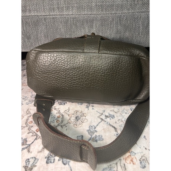Stunning Pulicati large Italian Leather Bag. Great Condition In Olive Green. - Picture 7 of 14